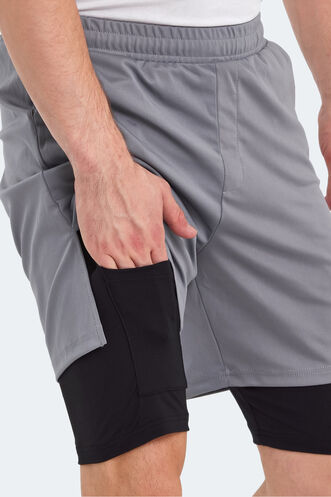 Slazenger SABLE Men's Shorts Dark Grey - Thumbnail