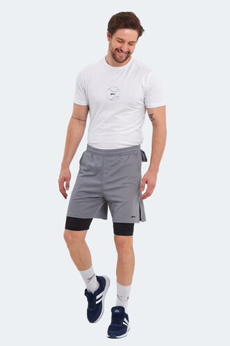 Slazenger SABLE Men's Shorts Dark Grey - Thumbnail