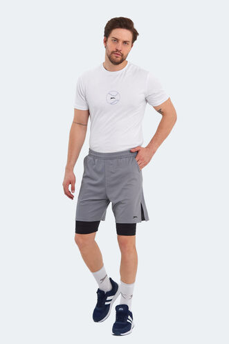 Slazenger SABLE Men's Shorts Dark Grey - Thumbnail