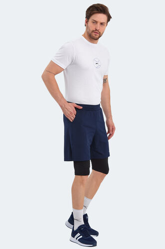 Slazenger SABLE Men's Shorts Navy - Thumbnail