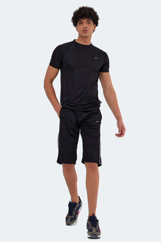 Slazenger SAKI Men's Shorts Black - Thumbnail