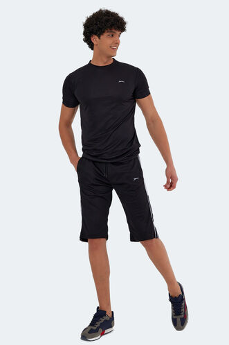 Slazenger SAKI Men's Shorts Black - Thumbnail