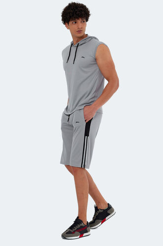 Slazenger SAKI Men's Shorts Gray - Thumbnail