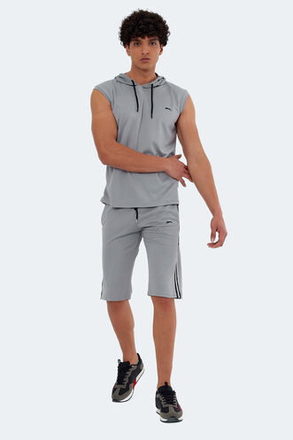 Slazenger SAKI Men's Shorts Gray - Thumbnail