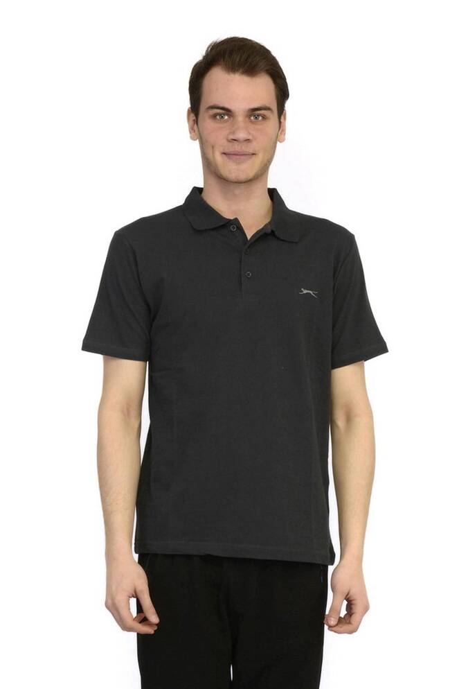 Slazenger SALVATOR Erkek Kısa Kollu T-Shirt Koyu Gri