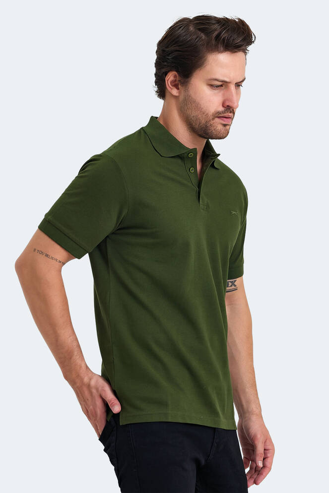 Slazenger SALVATOR Erkek T-Shirt Zeytin Yeşili