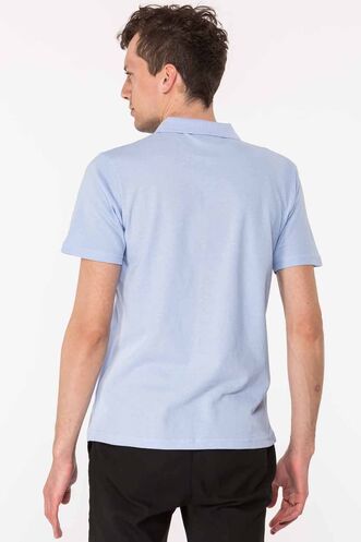 Slazenger SALVATOR Men's Short Sleeve T-Shirt Blue - Thumbnail