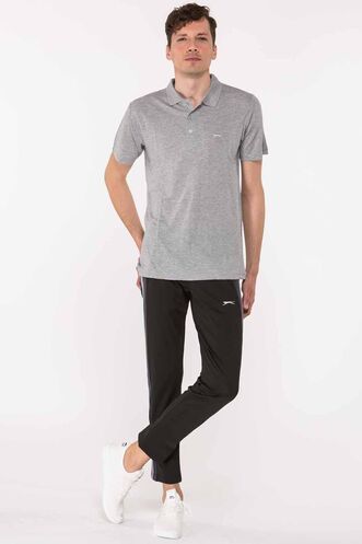 Slazenger SALVATOR Men's Short Sleeve T-Shirt Gray - Thumbnail