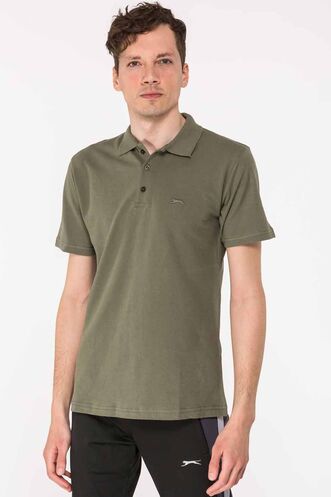 Slazenger SALVATOR Men's Short Sleeve T-Shirt Khaki - Thumbnail