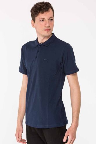 Slazenger SALVATOR Men's Short Sleeve T-Shirt Navy - Thumbnail