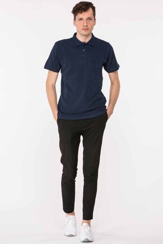 Slazenger SALVATOR Men's Short Sleeve T-Shirt Navy - Thumbnail