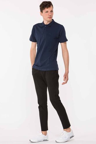 Slazenger SALVATOR Men's Short Sleeve T-Shirt Navy - Thumbnail