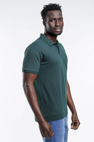 Slazenger SALVATOR Men's Short Sleeve T-Shirt Dark Green - Thumbnail