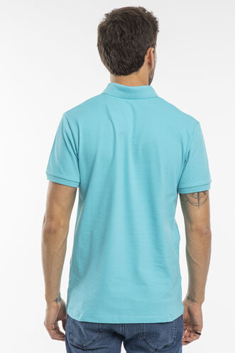 Slazenger SALVATOR Men's Short Sleeve T-Shirt Turquoise - Thumbnail