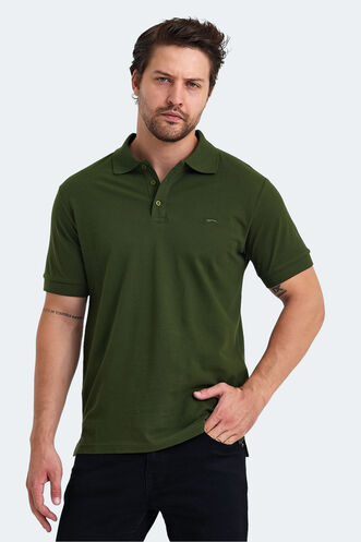 Slazenger SALVATOR Men's T-Shirt Olive - Thumbnail