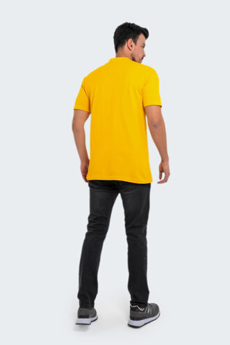 Slazenger SALVATOR Large Size Men's Polo T-Shirt Mustard - Thumbnail