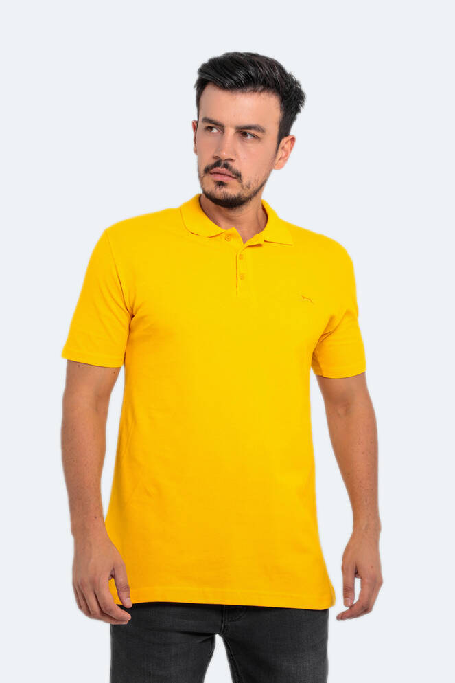 Slazenger SALVATOR Large Size Men's Polo T-Shirt Mustard