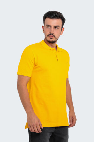 Slazenger SALVATOR Large Size Men's Polo T-Shirt Mustard - Thumbnail