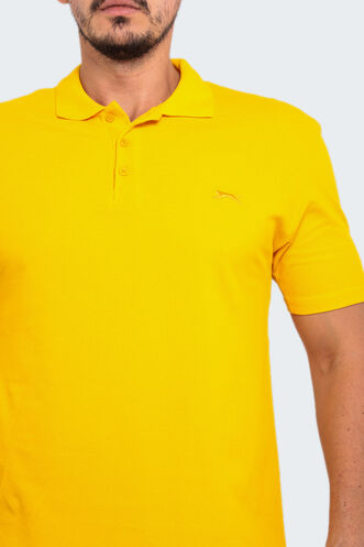 Slazenger SALVATOR Large Size Men's Polo T-Shirt Mustard - Thumbnail