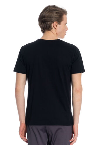 Slazenger SANDER Men's Short Sleeve T-Shirt Black - Thumbnail