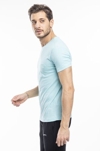 Slazenger SANDER Men's Short Sleeve T-Shirt Blue - Thumbnail