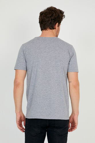 Slazenger SANDER Men's Short Sleeve T-Shirt Gray - Thumbnail