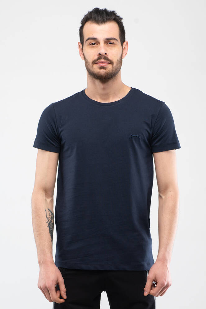 Slazenger SANDER Men's Short Sleeve T-Shirt Navy