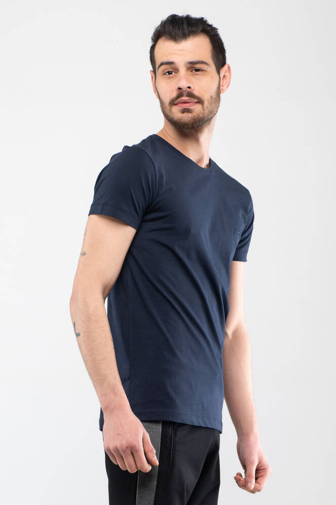 Slazenger SANDER Men's Short Sleeve T-Shirt Navy