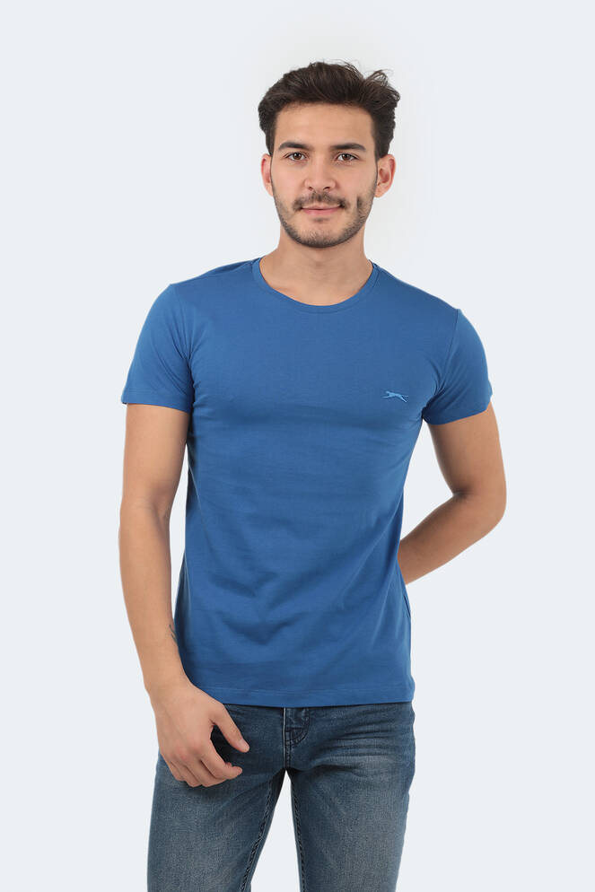 Slazenger SANDER Men's Short Sleeve T-Shirt Indigo