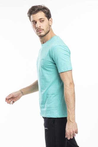 Slazenger SANDER Men's Short Sleeve T-Shirt Dark Green - Thumbnail