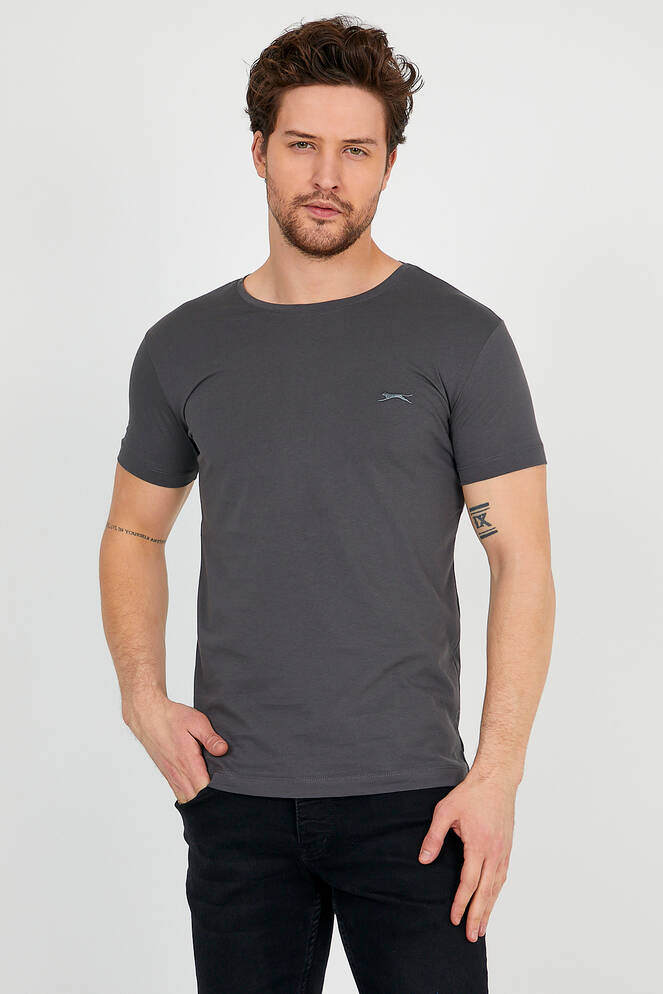 Slazenger SANDER Men's Short Sleeve T-Shirt Dark Grey