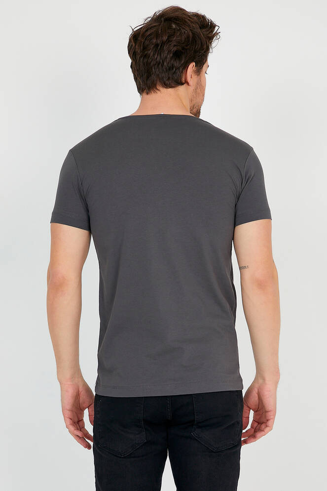 Slazenger SANDER Men's Short Sleeve T-Shirt Dark Grey