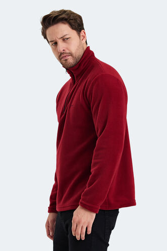 Slazenger SANNE Men's Fleece Burgundy - Thumbnail