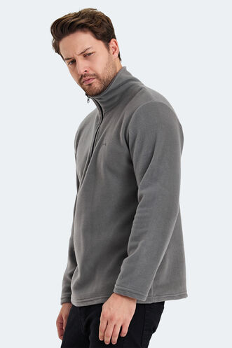 Slazenger SANNE Men's Fleece Dark Gray - Thumbnail