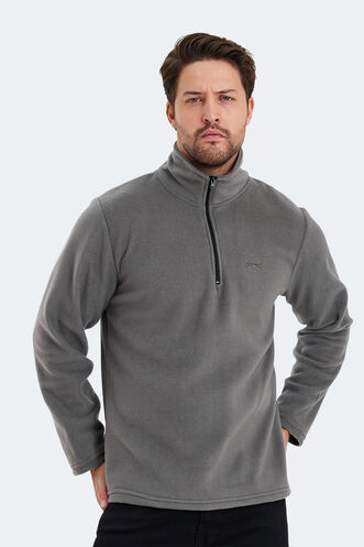 Slazenger SANNE Men's Fleece Dark Gray - Thumbnail