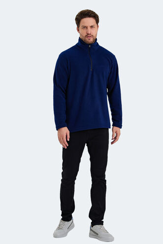 Slazenger SANNE Men's Fleece Navy - Thumbnail