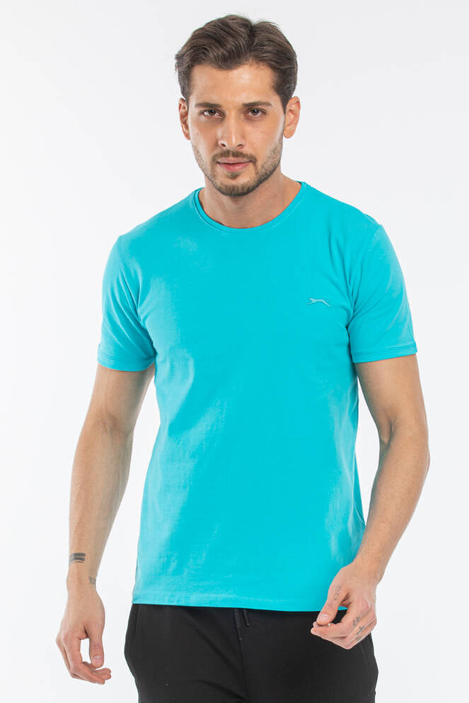 Slazenger SANNI Men's Short Sleeve T-Shirt Turquoise - Green