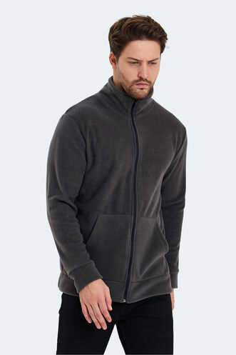 Slazenger SANSA Men's Fleece Dark Gray - Thumbnail