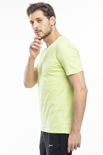 Slazenger SARGON Men's Short Sleeve T-Shirt Light Green - Thumbnail