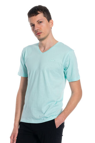 Slazenger SARGON Men's Short Sleeve T-Shirt Mint - Thumbnail