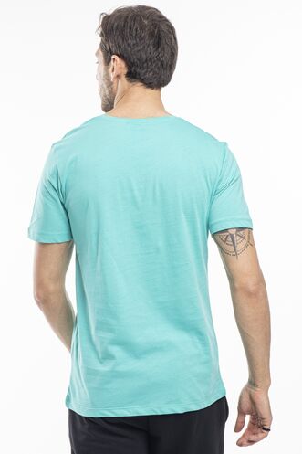 Slazenger SARGON Men's Short Sleeve T-Shirt Dark Green - Thumbnail