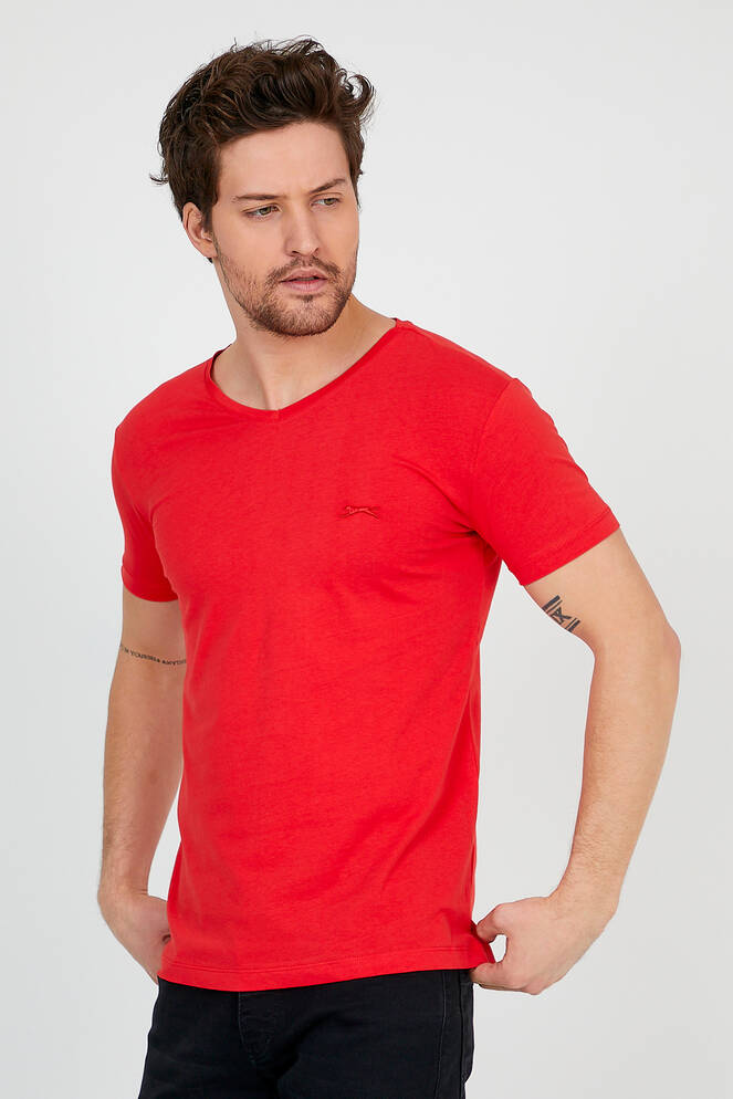 Slazenger SARGON Men's Short Sleeve T-Shirt Coral