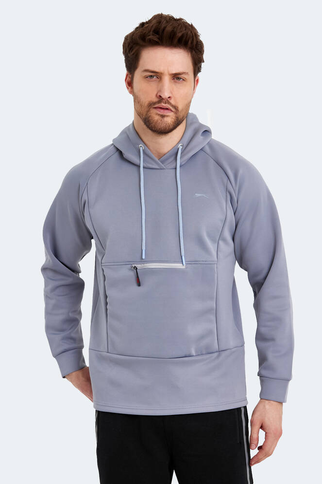 Slazenger SEPPO Erkek Sweatshirt Açık Gri