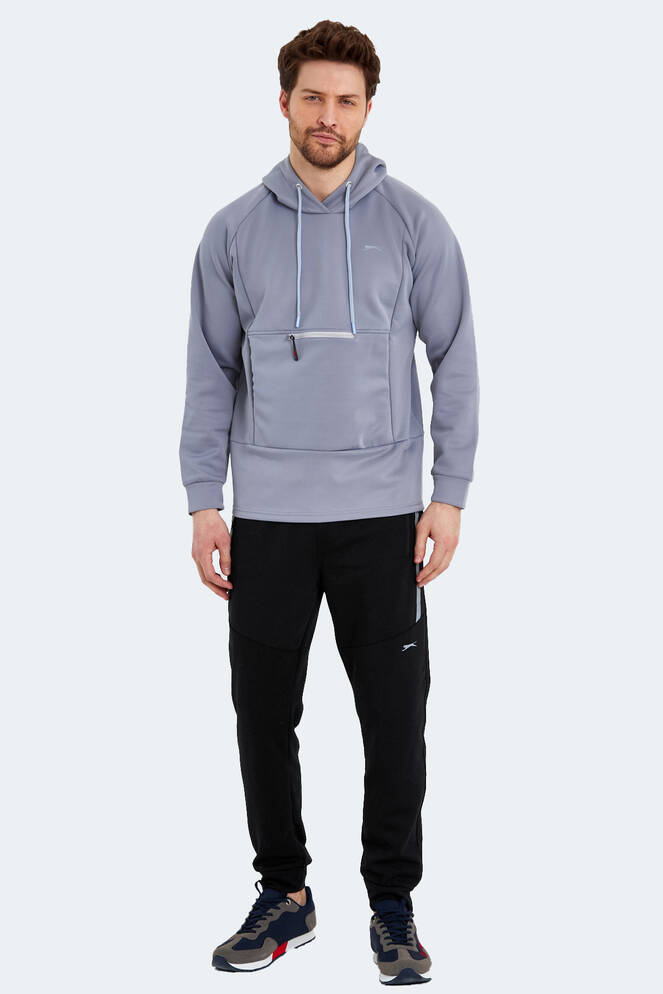 Slazenger SEPPO Erkek Sweatshirt Açık Gri