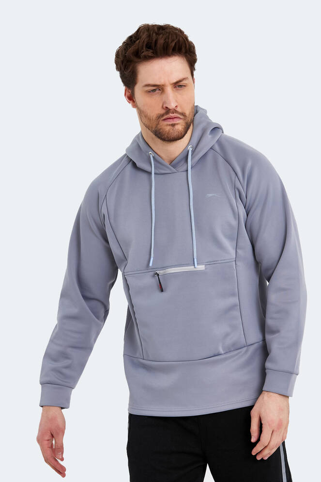 Slazenger SEPPO Erkek Sweatshirt Açık Gri