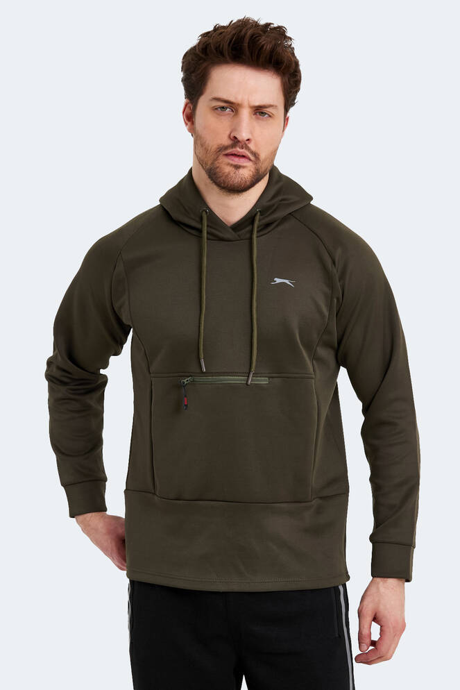 Slazenger SEPPO Erkek Sweatshirt Haki