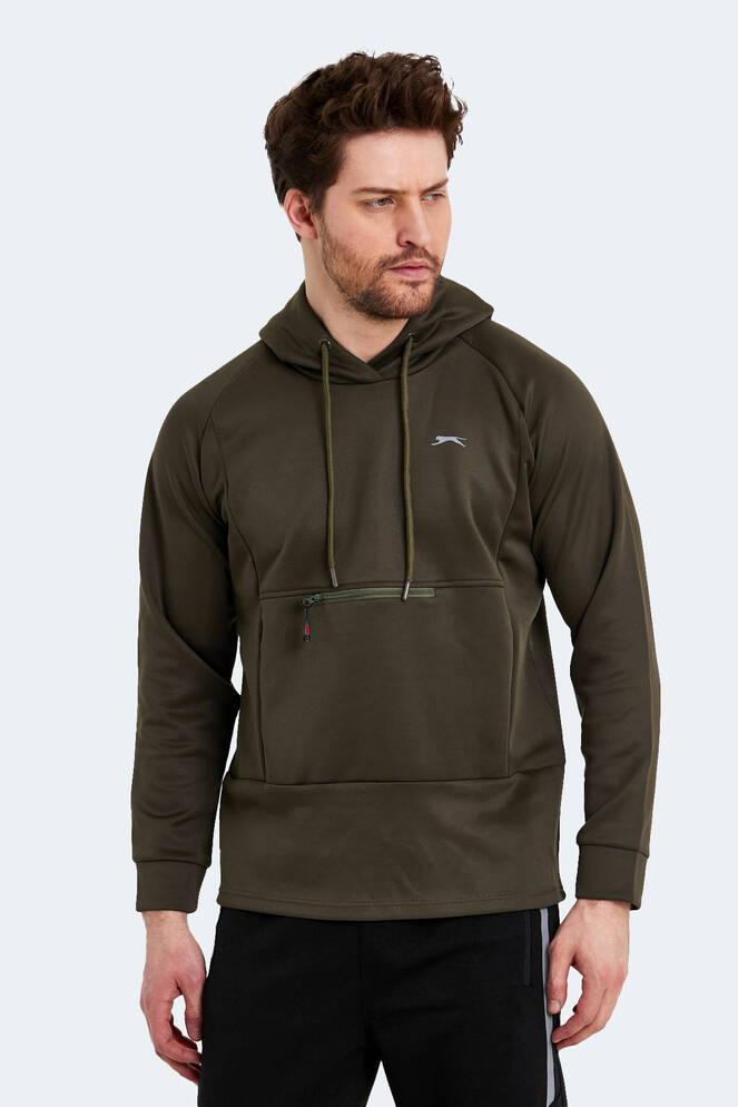 Slazenger SEPPO Erkek Sweatshirt Haki