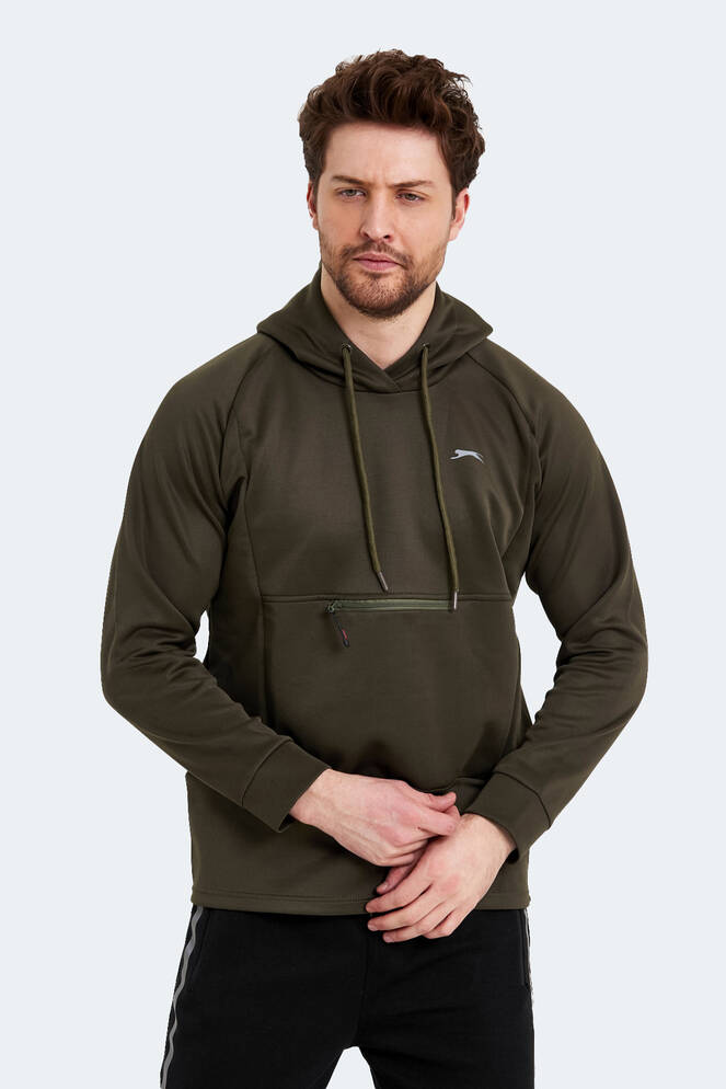 Slazenger SEPPO Erkek Sweatshirt Haki