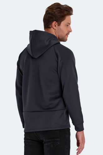 Slazenger SEPPO Erkek Sweatshirt Koyu Gri - Thumbnail