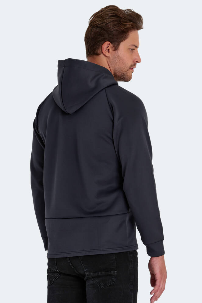 Slazenger SEPPO Erkek Sweatshirt Koyu Gri